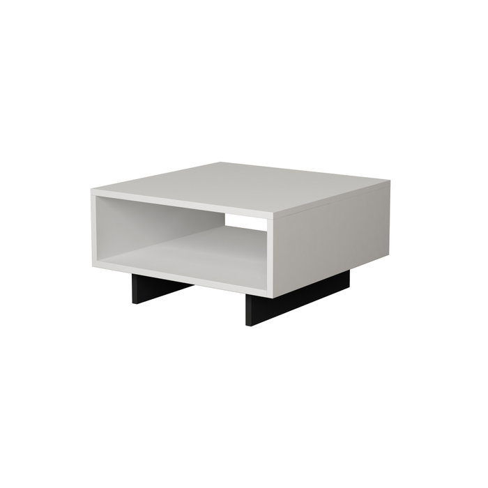 Hanah Home Hola Mesa de Centro Blanco y Antracita Hanah Home Hola Mesa de Centro Blanco y Antracita